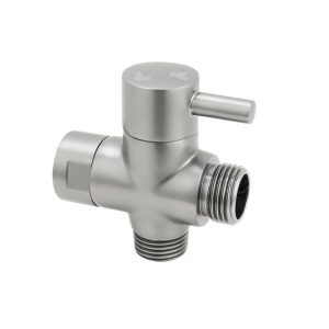 Aqua Brushed Nickel Round Toilet Bidets Tap